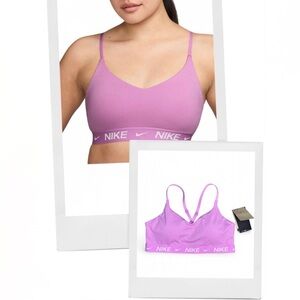 Nike Indy Sports Bra Purple Padded Women's Large Fits 36 A-C